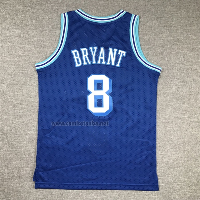 Camiseta Nino Los Angeles Lakers Kobe Bryant #8 Mitchell & Ness 1996-97 Azul